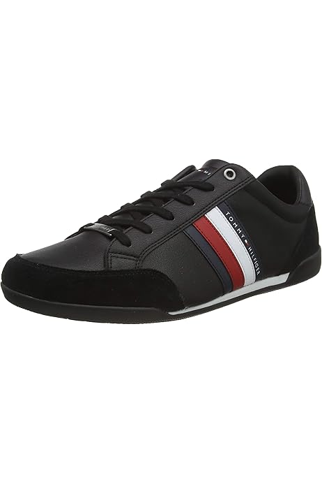 tommy hilfiger black trainers