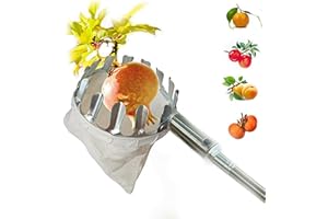 EVENLYAO Obstpflücker Obstpflücker Mit Teleskopstiel Apfelpflücker Obstpflückerstange Mit Beutel Teleskop-Obstfänger-Pflückwerkzeug Für Alle Arten Von Früchten