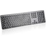 Kabellose Tastatur, cimetech USB Tastatur Flaches Design Business-Tastatur Wireless Keyboard geräuscharm, Ultra Slim Design, 