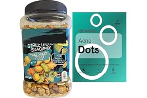 IDEAONIC Mitsuba Thai Green Curry Style Street Food Mix, 1kg and Acne Dots (48 Pimple Patches) | Celebration & Skincare Combo
