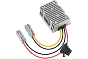 Xdingjiala DC-DC 12V to 24V 20A Boost Converter 480W, IP68 Waterproof Step-Up Voltage Regulator with Lever Nut Connection, for Truck LED Light Bar, Solar System, Marine, CCTV & Car Audio