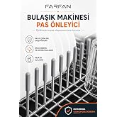 100 Adet Gri | Bulaşık Makinesi Sepetleri &Ccedil;ubukları I&ccedil;in Birinci Sınıf Pas ve &Ccedil;izilmeleri &Ouml;nleyen Plastik Kapak U&ccedil;ları | Tami