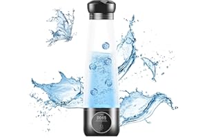 2024 Wasserstoff Wasserflasche 5th Generation - Dobaly H6 Pro 5500ppb in 10 Min Hydrogen Water Bottle Wasserstoff Generator Flasche mit SPE PEM Technologie Wiederaufladbar Tragbar