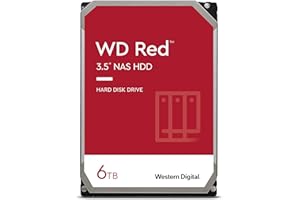 ‎WESTERN DIGITAL Western Digital Red 6TB SATA 6Gb/s 256MB Cache Internal 8,9cm 3,5Zoll 24x7 IntelliPower optimized for SOHO NAS systems 1-8 Bay HDD Bulk, NASware 3.0