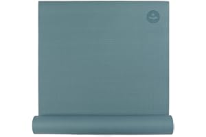 Bodhi tapis de yoga ASANA en PVC | Sans polluants | Antidérapant & lavable en machine | Tapis d'exercices pour le fitness, le pilates & la gymnastique | 183 x 60 x 4,5 mm