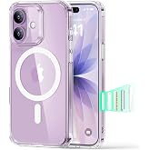 ESR iPhone 17 Kılıf Kamera Kontrol&uuml;, Şeffaf | Sararma &Ouml;nleyici, Ultra İnce, 3X Askeri D&uuml;şme Koruması, Manyetik Telefon Kılıfı
