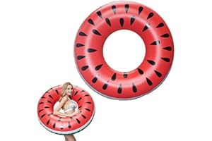 MIVAIUN Swimming Rings for Adults,Inflatable Ring, Rubber Ring for Swimming,Swimming Tube Pool Float,Swim Rings,Watermelon Swim Tube,Pool Rings,Inflatable Pool Floats (75 cm)