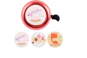 LERKNVOE Campanello Bici per Bambina, Campanello Bicicletta per Adulto Ragazza Ragazzo, Mini Trombetta per MTB,Bicicletta da Corsa,Scooter,Triciciclo,Bici Bambini