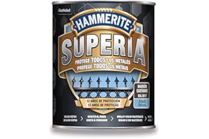 Hammerite Superia Esmalte antioxidante al agua Brillante Marrón Oscuro 750 ml