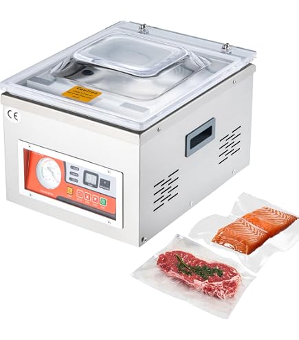 METRO Professional Kammervakuumierer GVS1200 – 7 Liter, Edelstahl & Glas, 70L/min