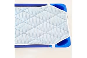 PAMBABY materassino brandina asilo bambini IGNIFUGO 135x50cm con angoli elastici Made in Italy - asilo nido ludoteche scuole materassino ignifugo