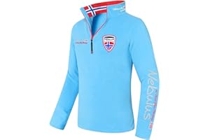 Nebulus Herren Pullover SKANDINAVIA, Warmer Fleecepullover, Pulli aus Fleece mit Half Zip Reißverschluss