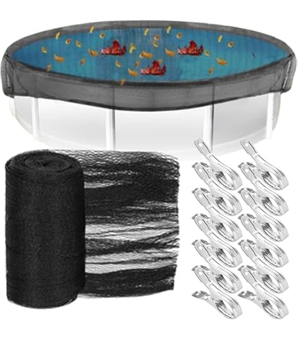 Filet De Piscine Rond U2013 Matériau Durable, Maille Serrée