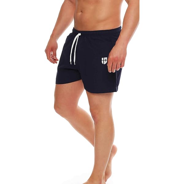 OZONEE Herren Badeshorts Lang – Elastischer Bund, Mit Taschen, Für Schwimmen, Sport & Freizeit