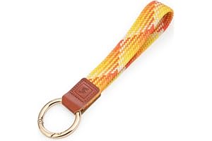 SENLLY Lanière de Poignet, Extensible Courte Porte-Clés Courroie, Conception Anti-Chute Élastique Originale