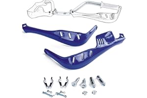 A-PRO SRL Paramani Manubrio Protezione Moto Motocross Enduro Plastica Universale Blu