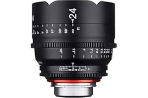 SAMYANG XEEN Cinema 24mm T1,5 Sony E Vollformat Objektiv MF Cine Video Lens für hohe Auflösungen mit Follow Focus Zahnkränze