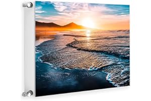 TMK ArtDeko Magnetic Radiator Cover, Modern Design, Easy Installation, 60 x 60 cm, Magnetic Radiator Cover, Landscape