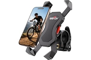 Grefay Telefonhållare för Cykel, Motorcykel, Telefonhållare för 12 Mini, 12 Pro Max, 11 Pro, Pro Max Xs 8 X 8P 7 7P 6S, Samsu