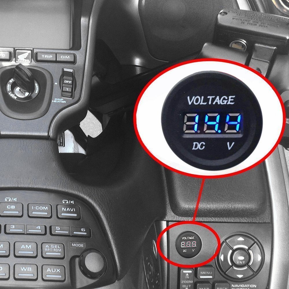 Voltmetro Digitale Per Auto 12V | Display Blu - Monitoraggio Batteria - Foto 6