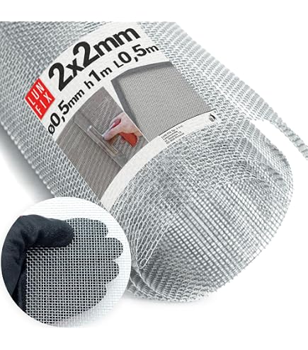 Rouleau Grillage Métallique Inox 304 2m X 30cm - Protection Rongeurs Insectes