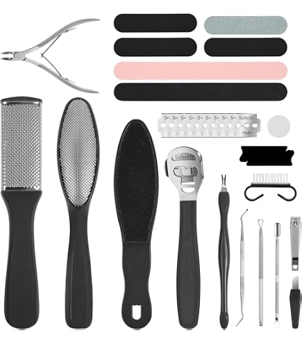 Kit Podologia Professionale In Acciaio Inox - Tagliaunghie, Spingi Cuticole, Lima Unghie