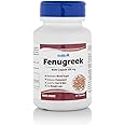 Healthvit Fenugreek Powder 500mg For Weight Loss | Maintain Blood Sugar Level | Effective For Hair And Skin | Vegan & Herbal Supplement | 60 Capsules