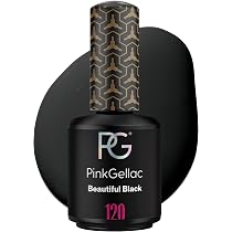 Pink Gellac UV Gel Nagellack – 204 Diamond Silver, 15 Ml | Silber Glitzer Für 14+ Tage | Vegan, Salonqualität
