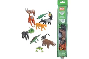 Wild Republic Europe 32 cm Nature Tube Rainforest Playset (12755), Tropical Forest