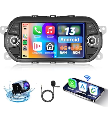 Android 13 Autoradio Für Fiat Tipo - 7 Zoll Mit Wireless CarPlay