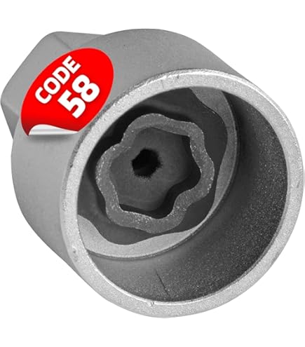Band Wiel Lock Anti-diefstal Schroef Bout 56 Sleutel Socket Voor F20/F21, Anti-diefstal Wiel Lock Lug Moer Schroef Verwijdering Key, Wiel Lug Moer Studs Caravan