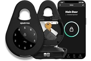 igloohome Keybox 3 Smart Lock Box, Large Key Safe w/Airbnb Sync (iOS/Android) – Remotely Generate Bluetooth-Keys & Pin Codes Without Internet