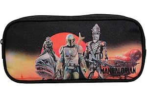 Bagtrotter Trousse Scolaire rectangulaire Disney Star Wars/The Mandalorian Multicolore