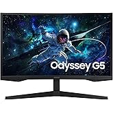 Samsung G55C Gaming Odyssey G5 27 2560x1440 VA 1000R 165Hz 1ms 2,500:1 HDR10 FreeSync LS27CG552EUXUF