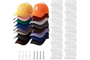 Jcocylse Kappenhalter & Cap Organizer – Praktische Cap Halterung Wand für ordentliche Aufbewahrung Geeignet zur Verschiedener Mützen Aufbewahrung