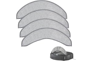 Moupaa Confezione da 4 panni di ricambio per robot aspirapolvere iRobot Roomba Combo J7+/J7 (non adatto per Roomba J7/J7+), panni lavabili in microfibra per aspirapolvere iRobot Roomba Combo