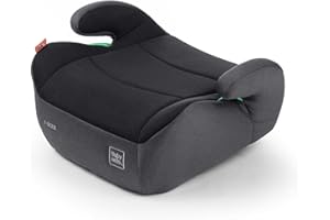 BABYAUTO - Elevador de Coche ELIX Booster: Elevador Ergonómico y Seguro para Niños de 7 a 12 Años – De 125 a 150 cm -I-size - Comodidad y Protección en Cada Viaje - Stone Grey