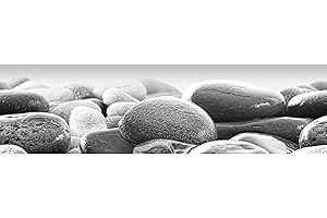 Ag Design - Wall Border - Autoadesivo - Pietre Spiaggia - Adesivo - 0,10 x 5 m - WB 8215