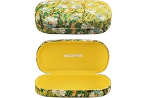 molshine Étui rigide pour lunettes de soleil en cuir PU, étui classique extra large pour lunettes de soleil et lunettes surdimensionnées