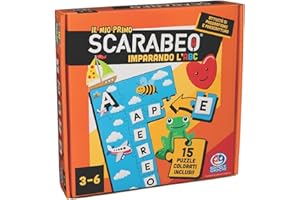 Spin Master Games Editrice Giochi, Il Mio Primo Scarabeo Puzzle, Imparando l'ABC, Gioco per Apprendimento di Lettere e Parole, Puzzle Educativi per Bambini, 3+ Anni