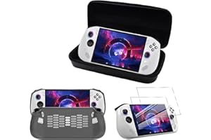 PIDYNX Custodia da trasporto per Lenovo Legion Go S, guscio rigido antiurto in EVA con protezione impermeabile, su misura per console portatile Legion Go e accessori, design compatto adatto ai viaggi (nero)