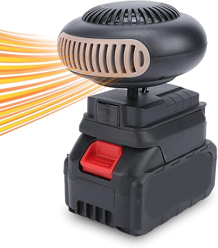 Défroisseur De Voiture Portable - 2 Températures, Rotation 360° - Chauffage Rapide Pour Pare-brise - Compatible Batteries BL1830 Etc.