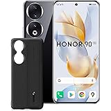 HONOR 90 Telephone Portable + Coque, 200MP Triple Caméra, 6,7” Écran Incurvé AMOLED 120Hz, Smartphone 5G 12 Go+512 Go, Batter