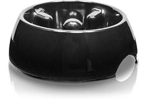 Dogit 73732 Ciotola Anti-Ingozzamento Nera 1200 Ml