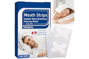 ATUIO Mouth Tape for Sleeping, 120 Stück Schnarchpflaster Anti Schnarch Schnarchstopper Mundpflaster Schnarchen Verhindern Hilfsmittel gegen Schnarchen und Verbessern der Atmung für Männer Frauen