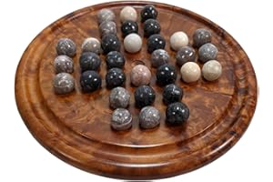 TERRAPIN TRADING Commercio equo e solidale marocchino Thuya legno e pietra solitario set 20 cm