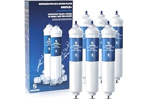 SOKANA 6 x TÜV SÜD Wasserfilter Kühlschrank Kartuschen Kompatibel mit Samsung DA29-10105J DA99-02131B HAFEX/EXP Side By Side American Style Wpro WSF-100 LG AEG HAIER Daewoo BEKO