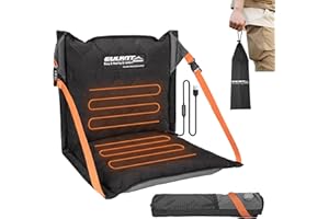 EULANT Coussin de Stade Gonflable avec Dossier, Résistant à l'eau Sièges au Sol avec Dossier, Chaise Plage pour Camping Kayak Randonnée Evénements Sportifs Concerts