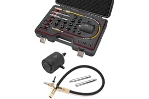 Venussar Extracteur d'injecteur Diesel, Diesel injecteurs pneumatiques avec Adaptateur, 24 pièces