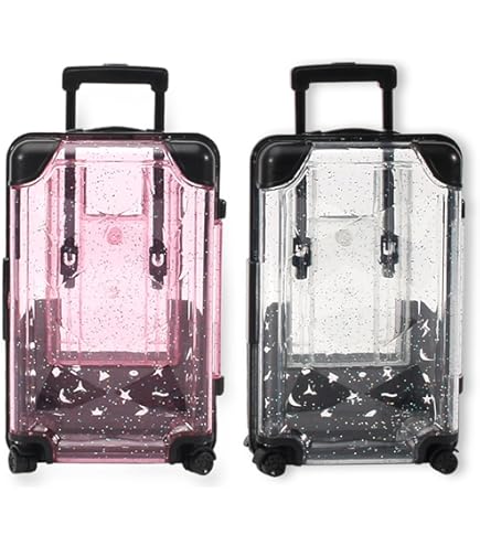 4 stuks mini-koffers, geschenkdoos, kleine spaarpot, koffer